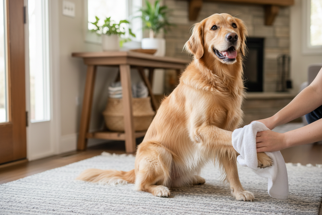 How to Clean Muddy Dog Paws After Every Walk